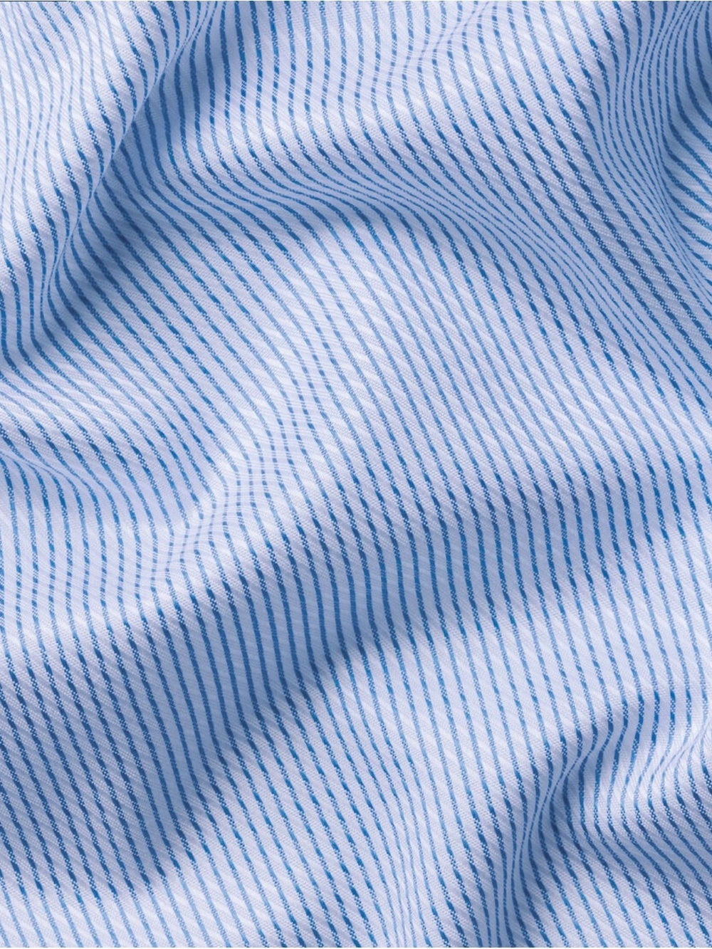 NWT Men's Greenwich Weave Stripe Shirt - Cornflower Blue Dress Shirt - Picture 4 of 8